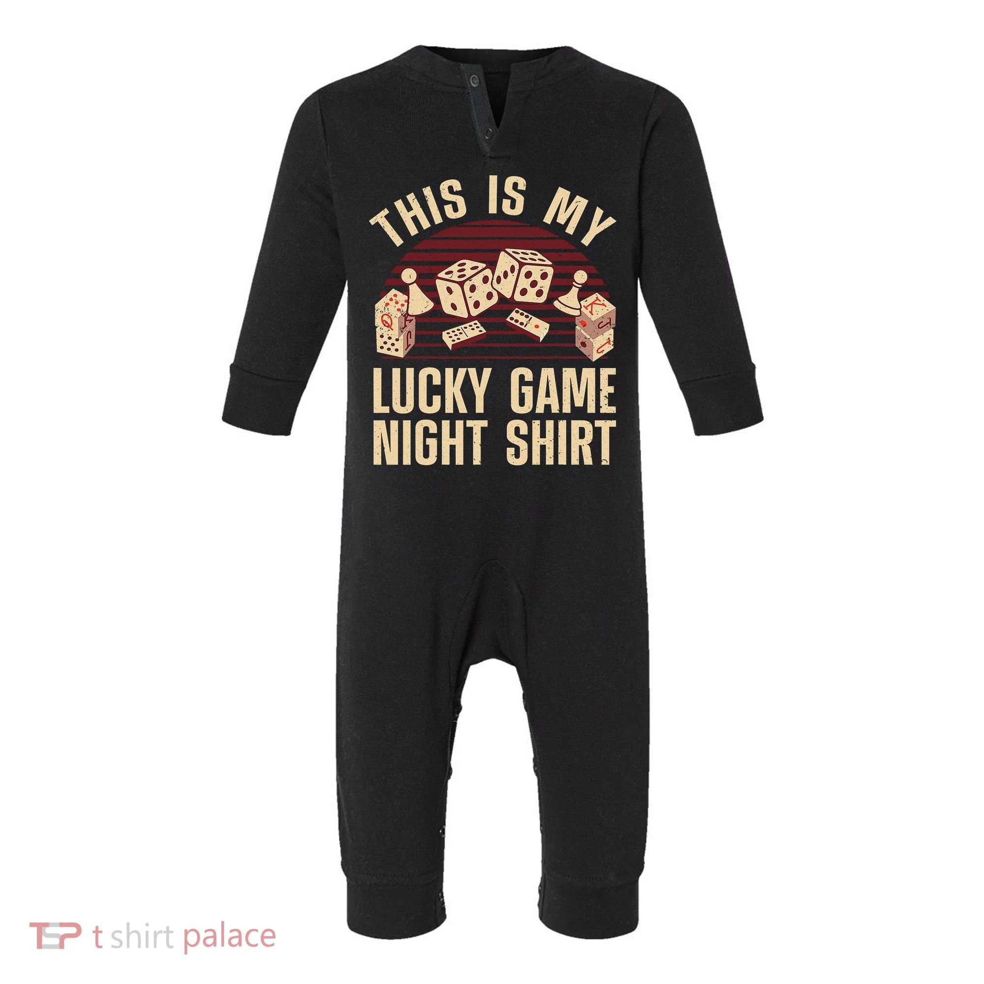 Funny Board Game Lucky Game Night Gift Infant Fleece One Piece