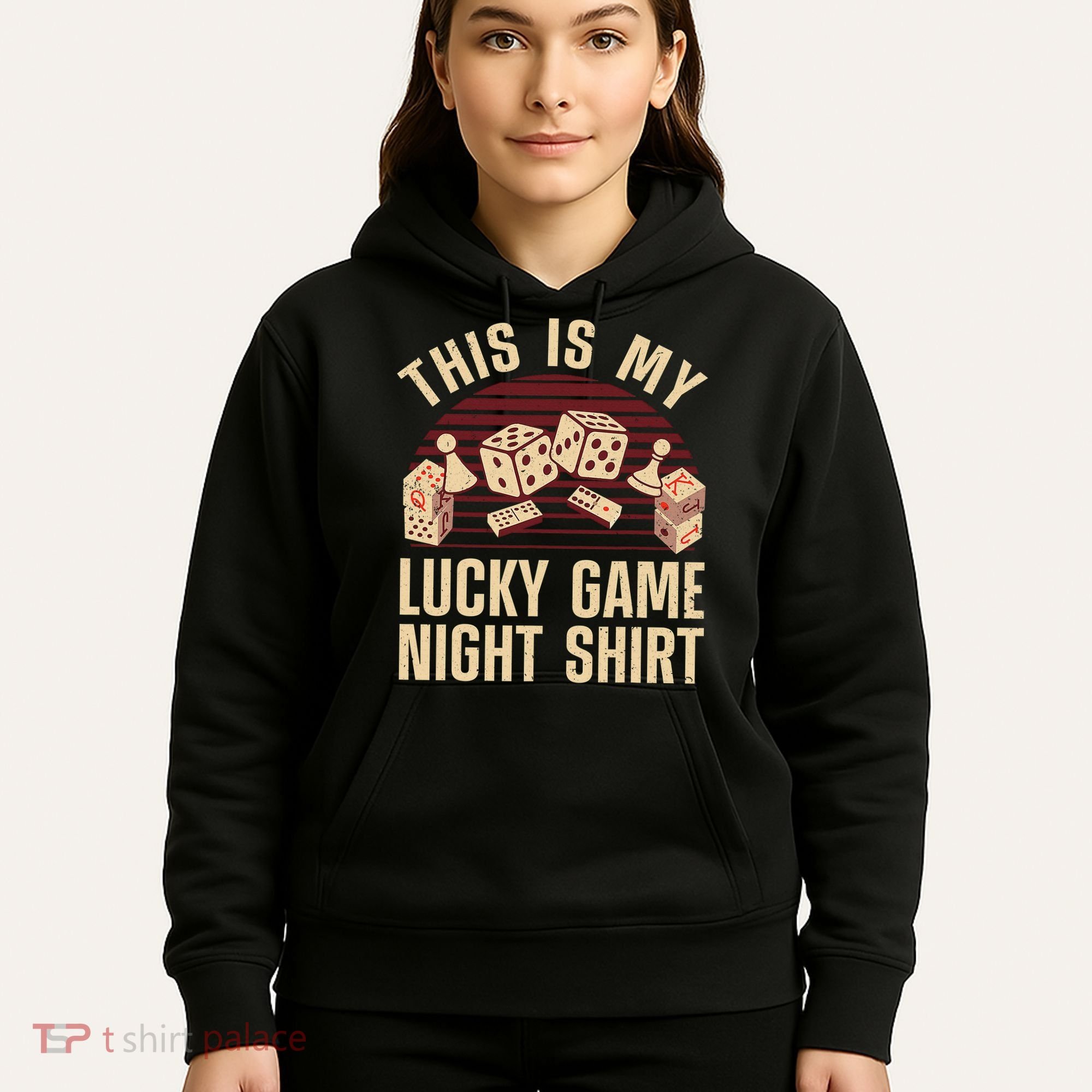 Funny Board Game Lucky Game Night Gift Hoodie