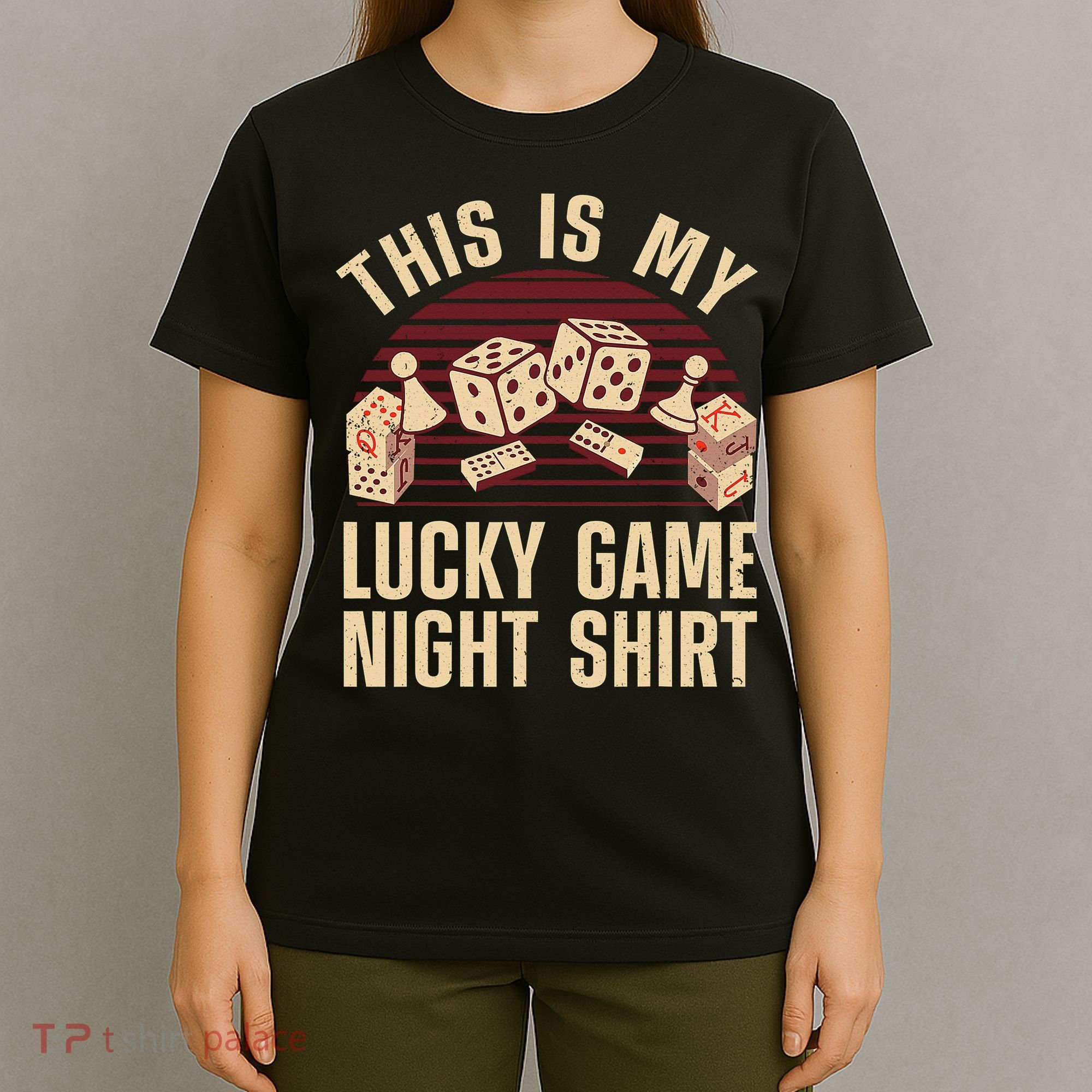 Funny Board Game Lucky Game Night Gift T-Shirt