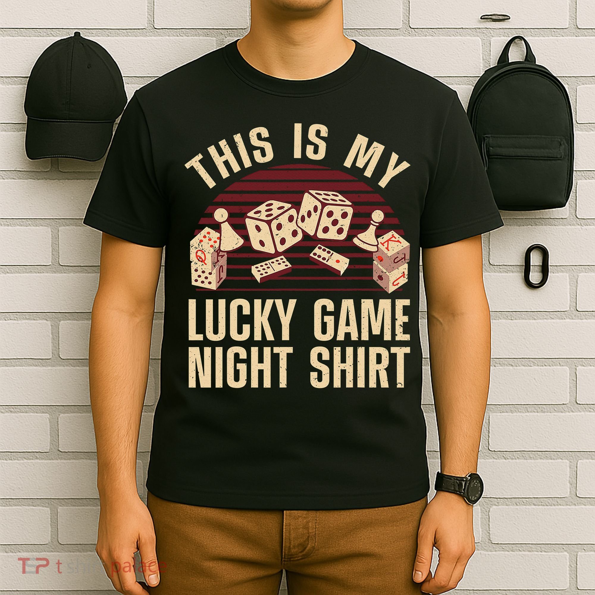 Funny Board Game Lucky Game Night Gift T-Shirt