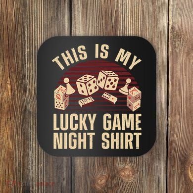 Funny Board Game Lucky Game Night Gift Coaster