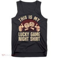 Funny Board Game Lucky Game Night Gift Tank Top thumb 0