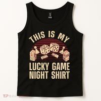 Funny Board Game Lucky Game Night Gift Tank Top thumb 2