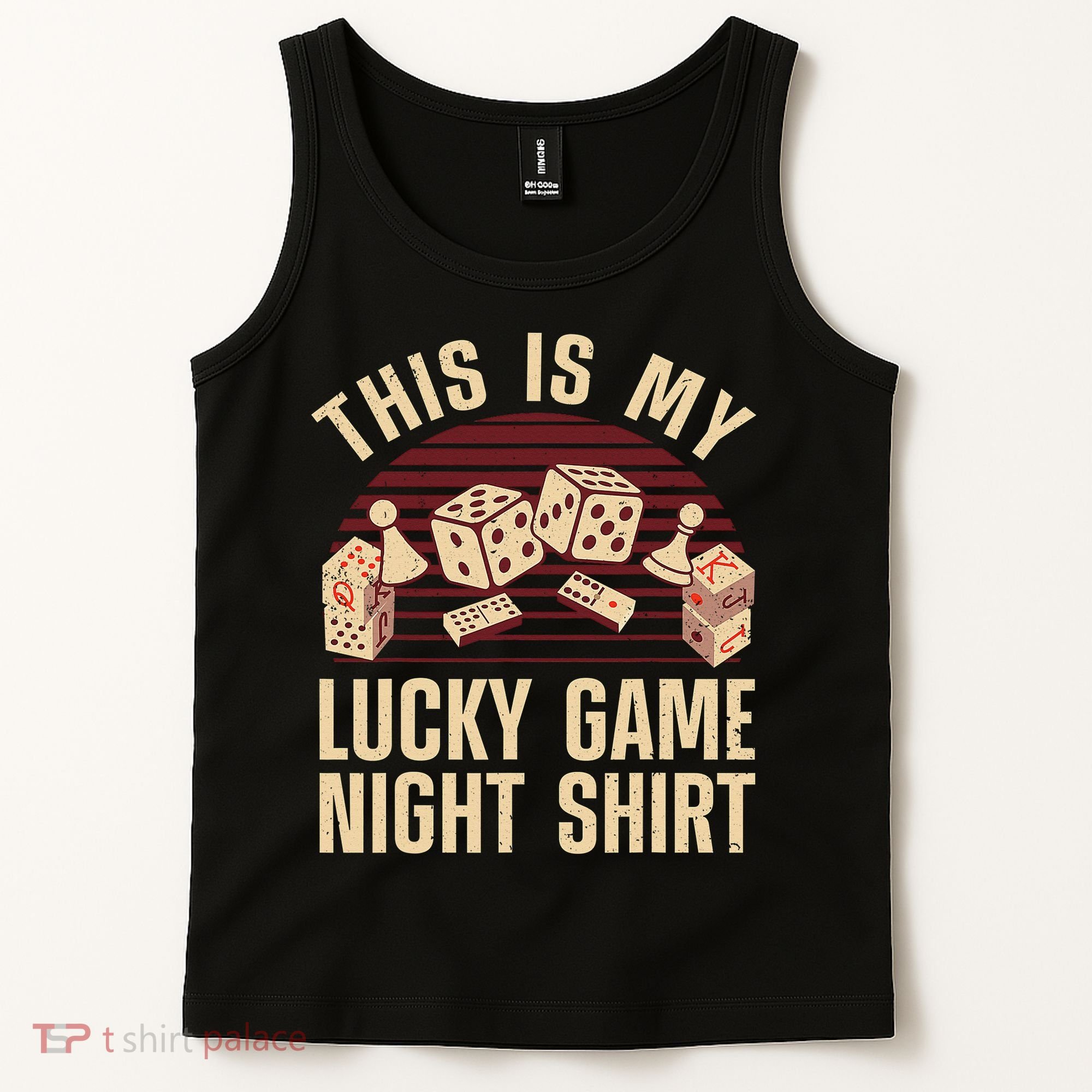 Funny Board Game Lucky Game Night Gift Tank Top
