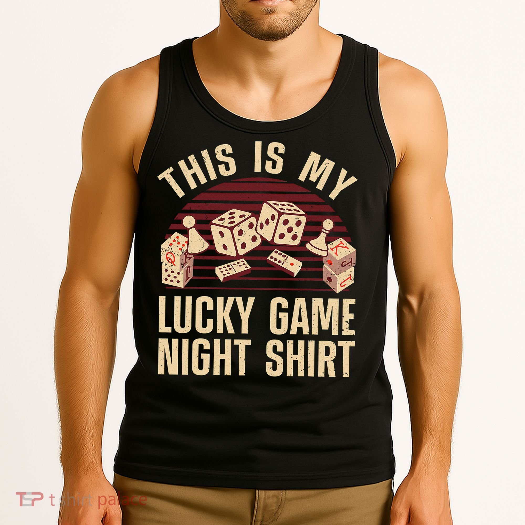 Funny Board Game Lucky Game Night Gift Tank Top