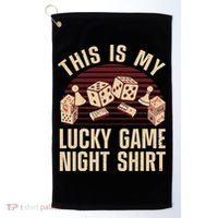 Funny Board Game Lucky Game Night Gift Golf Towel thumb 0