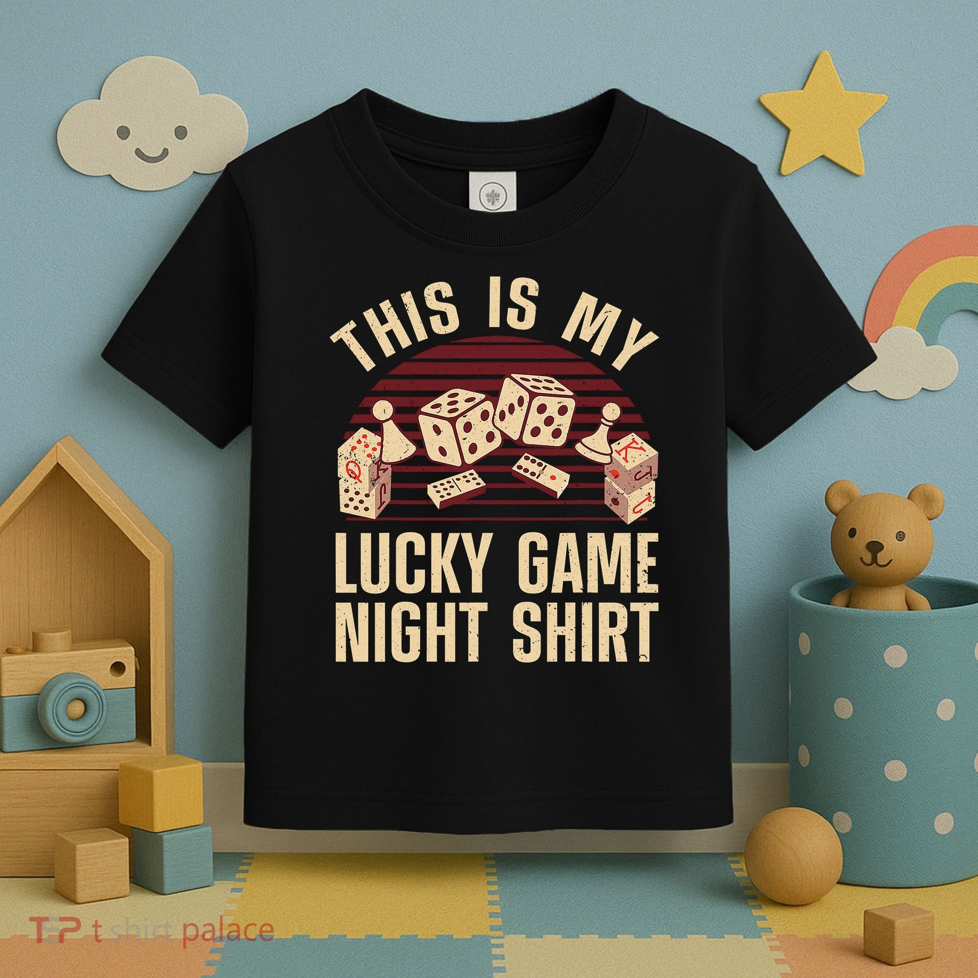 Funny Board Game Lucky Game Night Gift Toddler T-Shirt