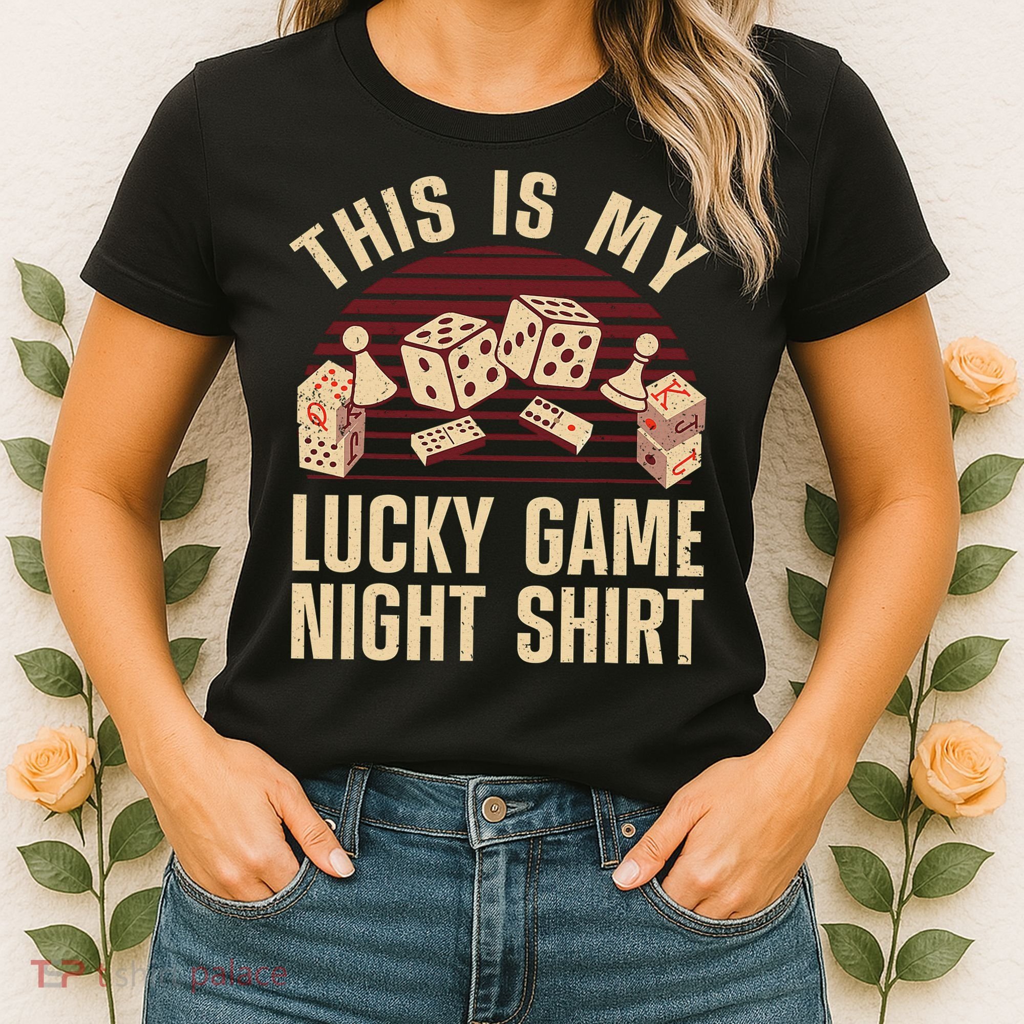 Funny Board Game Lucky Game Night Gift Women's T-Shirt