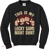 Funny Board Game Lucky Game Night Gift Kids Sweatshirt thumb 0