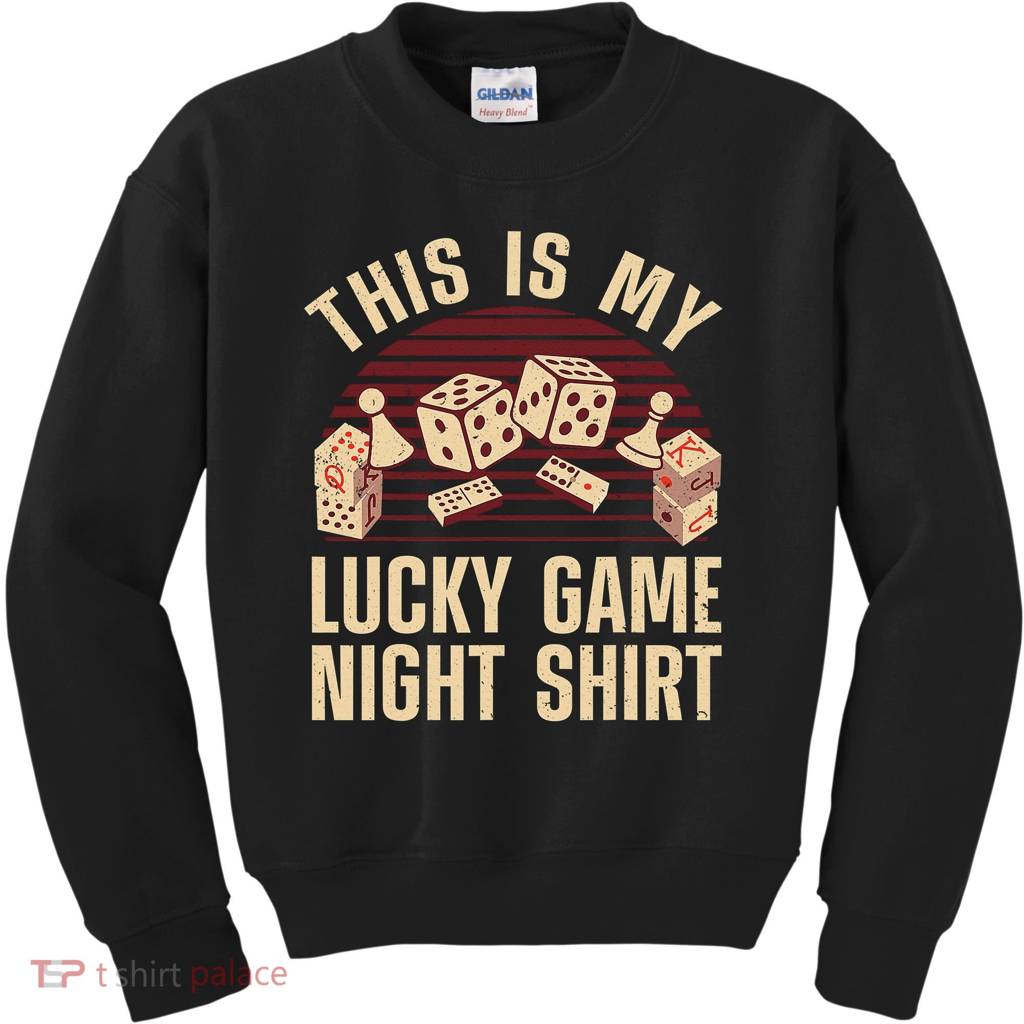 Funny Board Game Lucky Game Night Gift Kids Sweatshirt