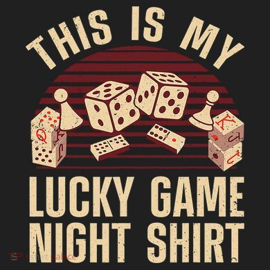 Funny Board Game Lucky Game Night Gift Kids Long Sleeve Plaid Pajama Set