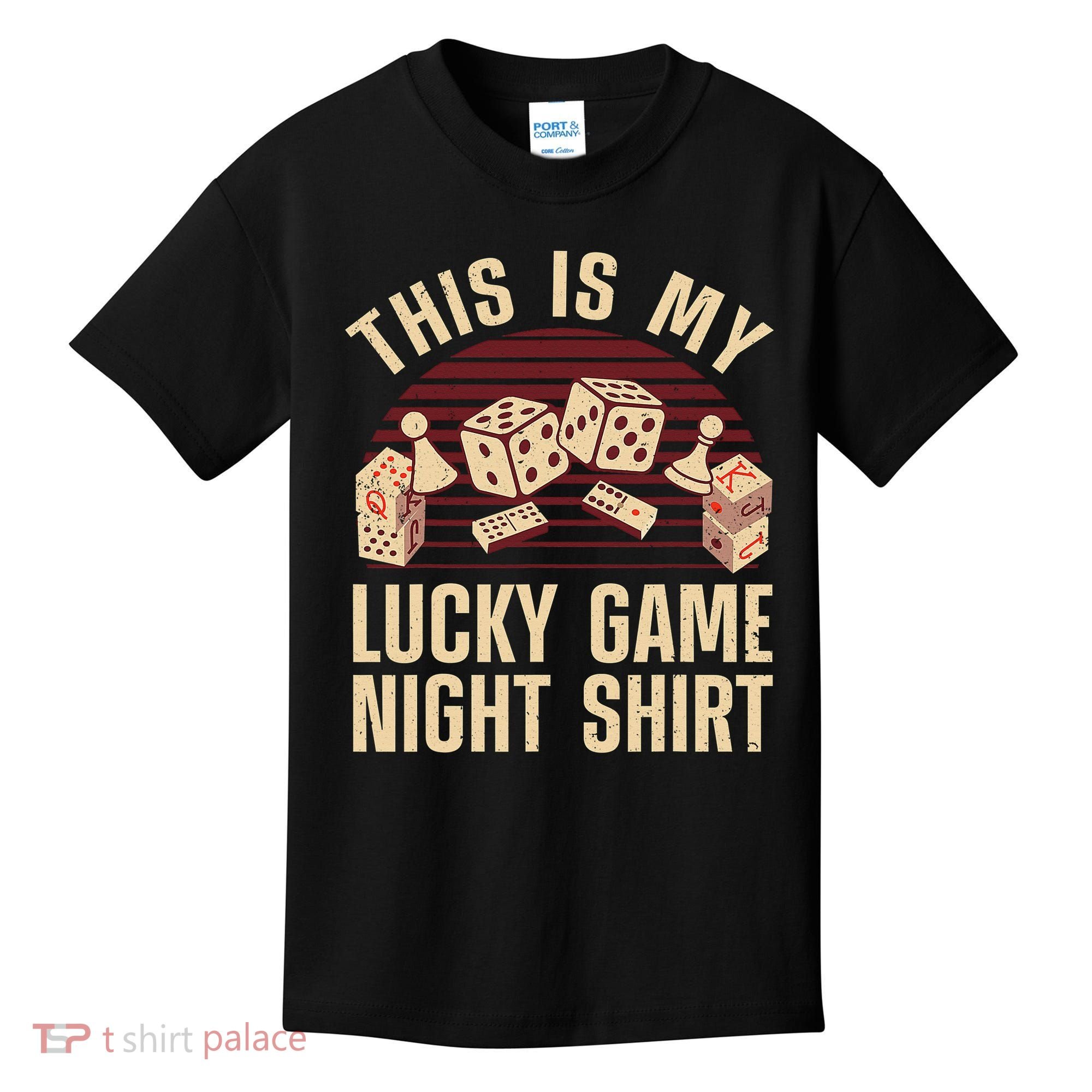 Funny Board Game Lucky Game Night Gift Kids T-Shirt