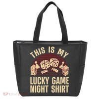 Funny Board Game Lucky Game Night Gift Tote Bag thumb 0