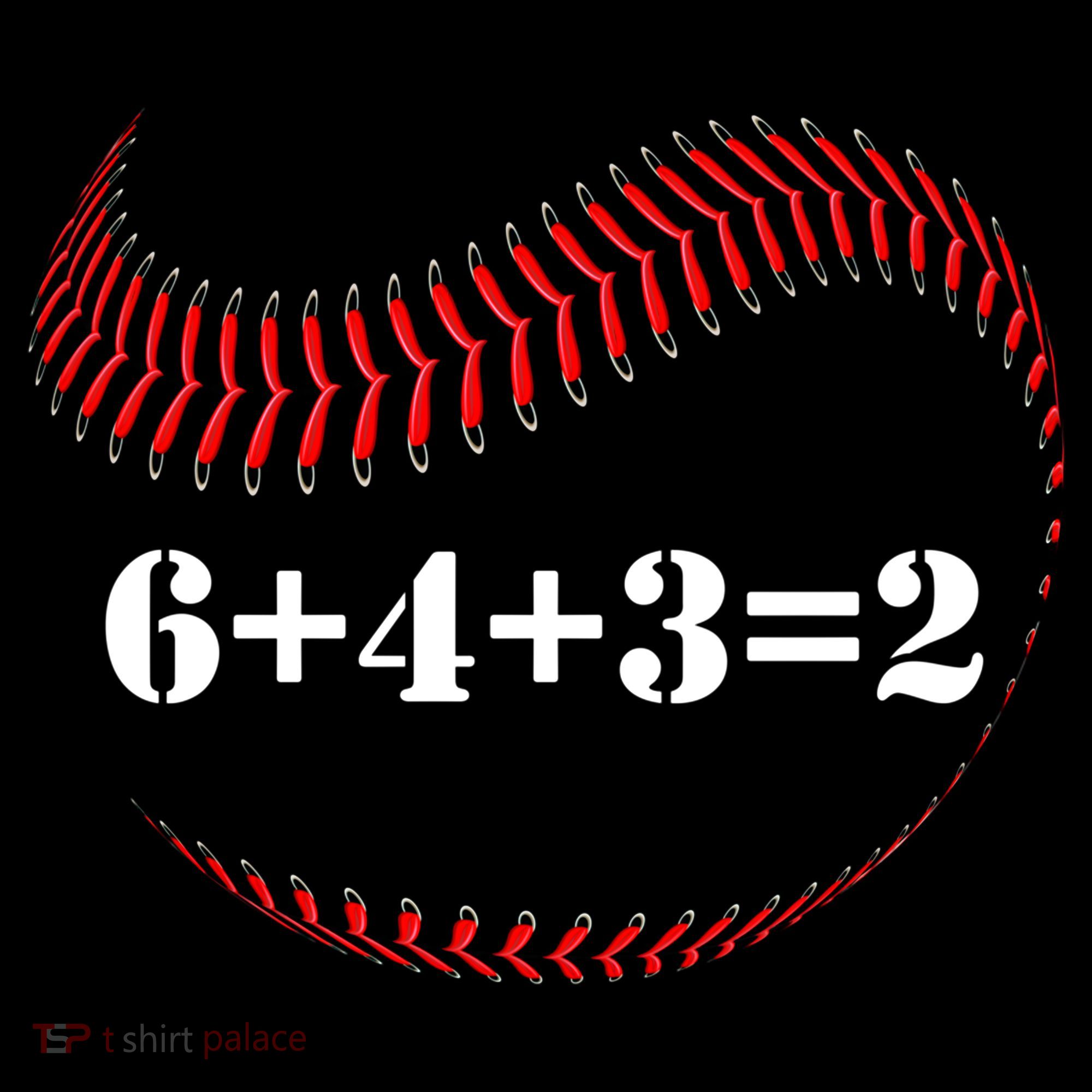 Funny Baseball Gift 6+4+3 2 Baseball Double Play Gift Bucket Hat