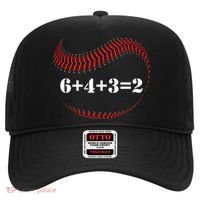 Funny Baseball Gift 6+4+3 2 Baseball Double Play Gift Hat thumb 0