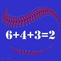 Funny Baseball Gift 6+4+3 2 Baseball Double Play Gift Sweatshirt thumb 3