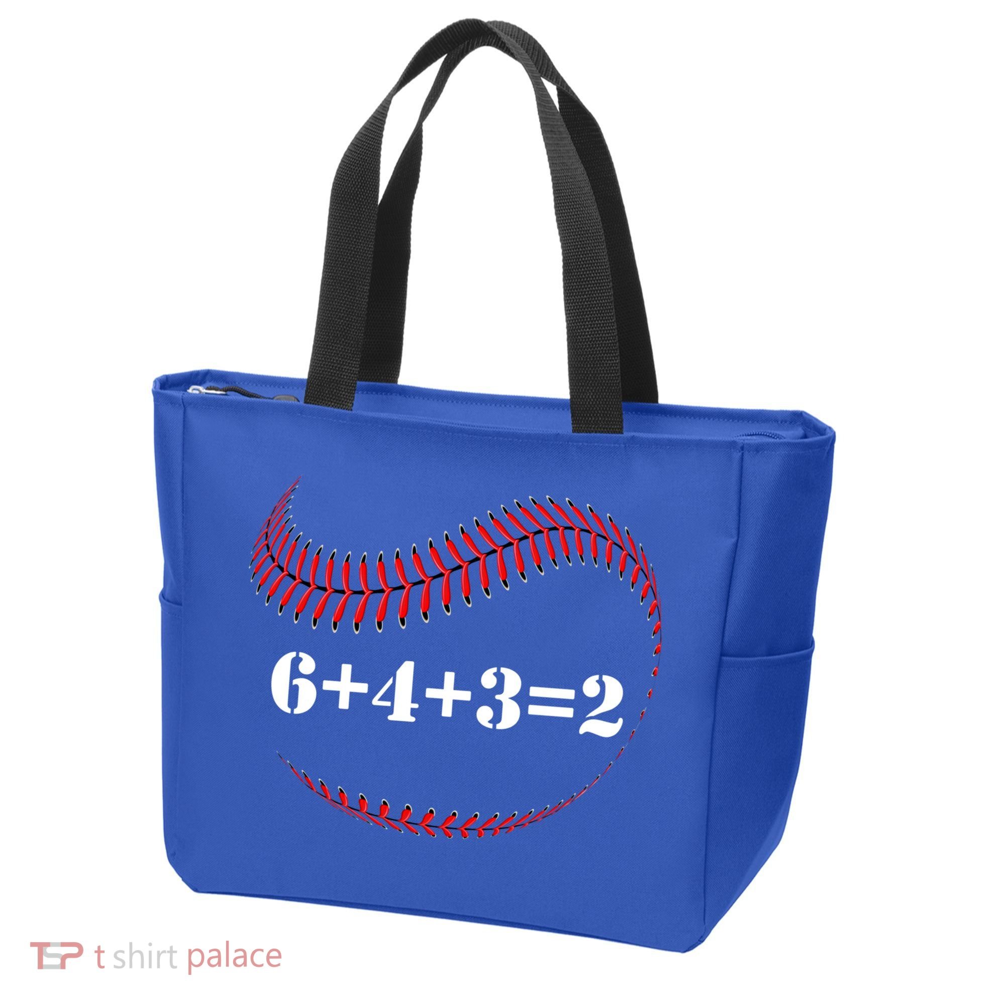 Funny Baseball Gift 6+4+3 2 Baseball Double Play Gift Tote Bag