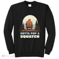 Funny Bigfoot Gotta Pop A Squatch Sasquatch Poop Joke Pun Sweatshirt thumb 0