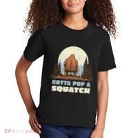 Funny Bigfoot Gotta Pop A Squatch Sasquatch Poop Joke Pun Kids T-Shirt thumb 2