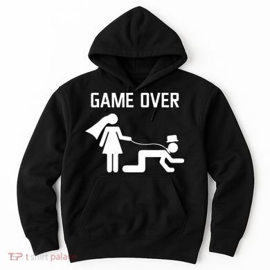 Funny Bride Groom Wedding Bachelor Bachelorette Party Hoodie