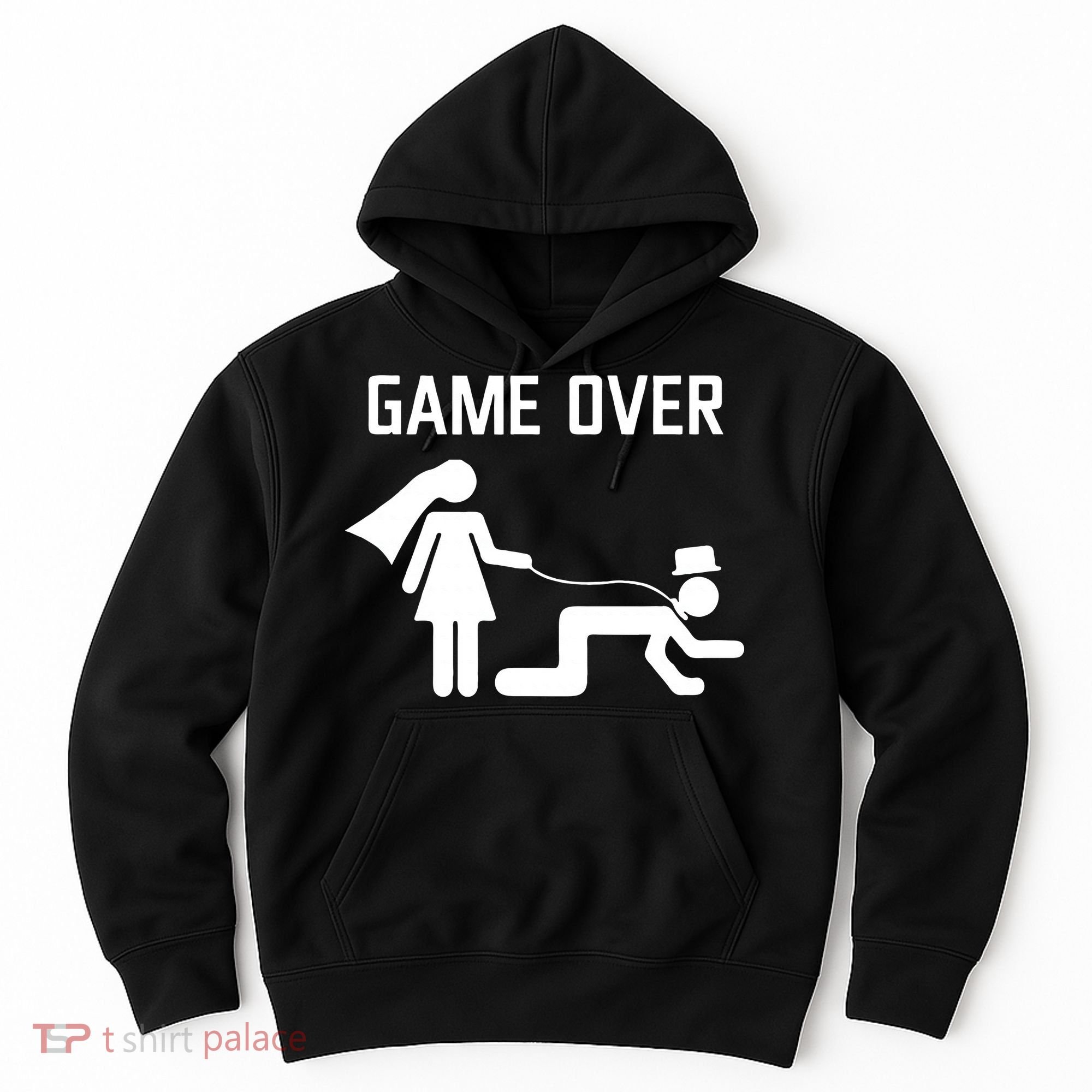 Funny Bride Groom Wedding Bachelor Bachelorette Party Hoodie