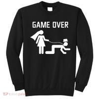 Funny Bride Groom Wedding Bachelor Bachelorette Party Sweatshirt thumb 0