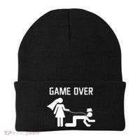 Funny Bride Groom Wedding Bachelor Bachelorette Party Beanie thumb 0