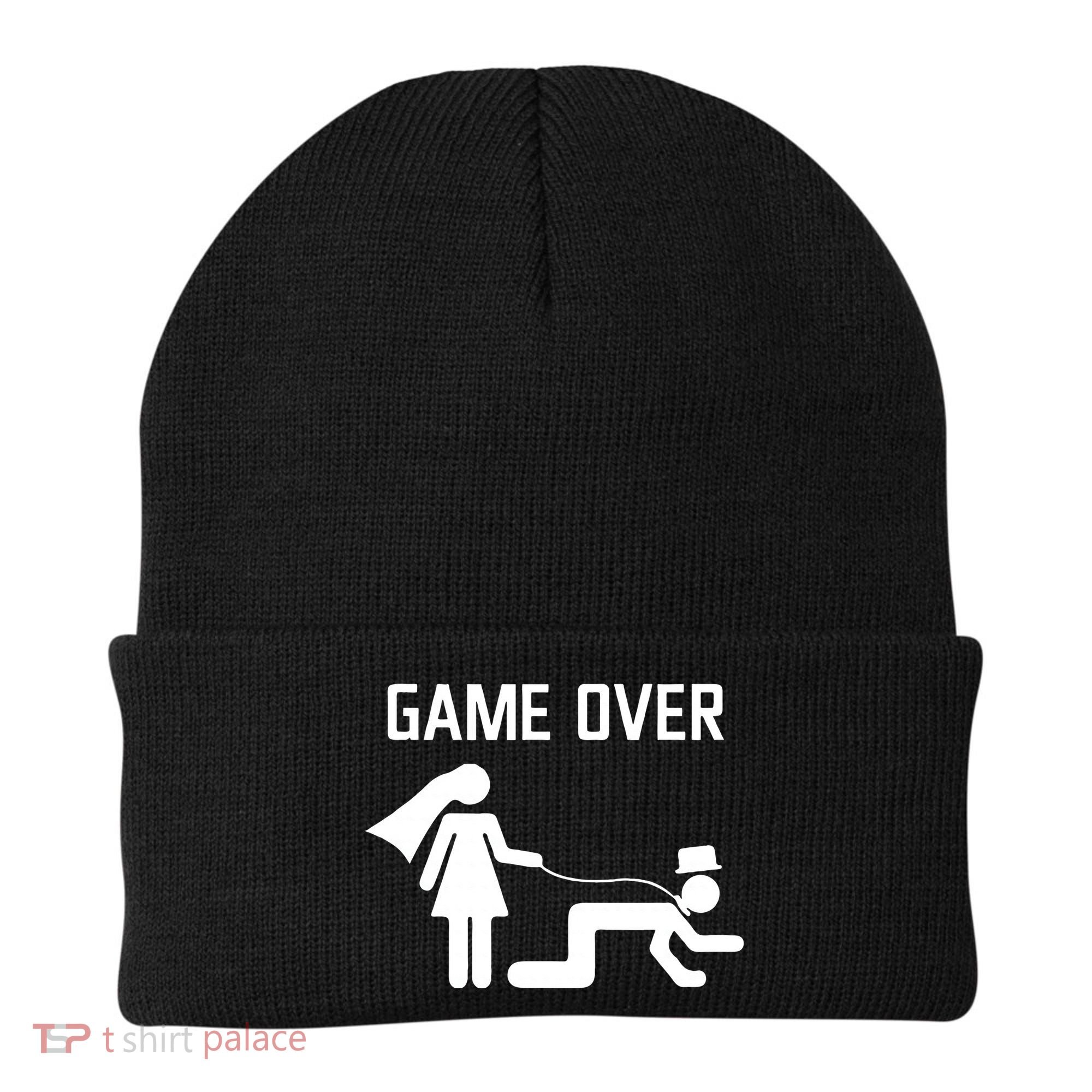 Funny Bride Groom Wedding Bachelor Bachelorette Party Beanie