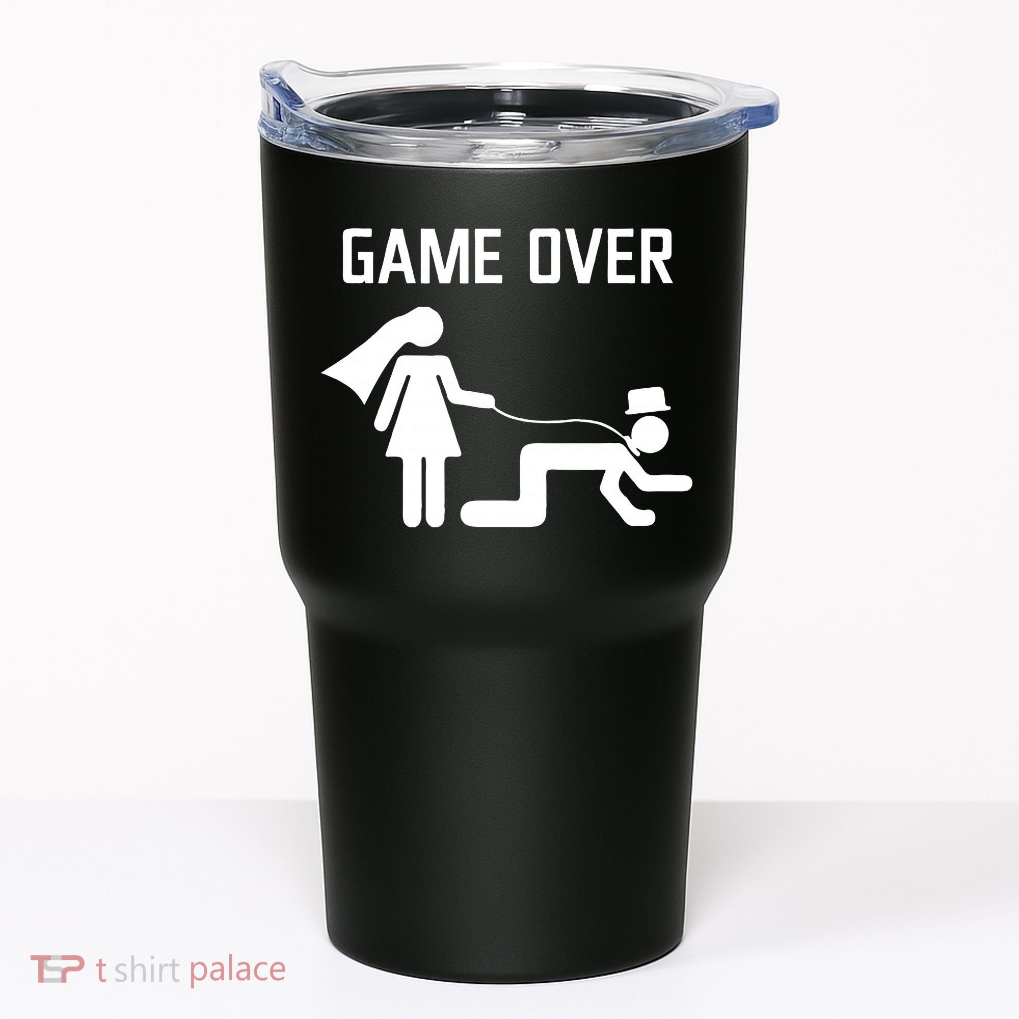 Funny Bride Groom Wedding Bachelor Bachelorette Party Tumbler