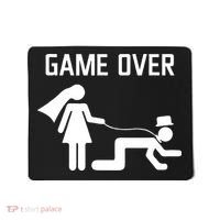 Funny Bride Groom Wedding Bachelor Bachelorette Party Mousepad thumb 0