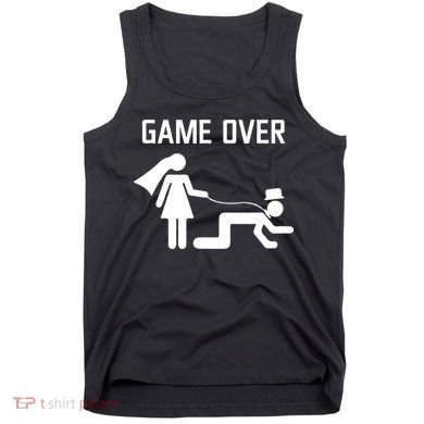 Funny Bride Groom Wedding Bachelor Bachelorette Party Tank Top