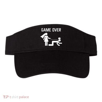 Funny Bride Groom Wedding Bachelor Bachelorette Party Visor