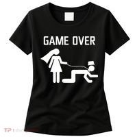 Funny Bride Groom Wedding Bachelor Bachelorette Party Women's T-Shirt thumb 0