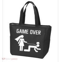 Funny Bride Groom Wedding Bachelor Bachelorette Party Tote Bag thumb 3