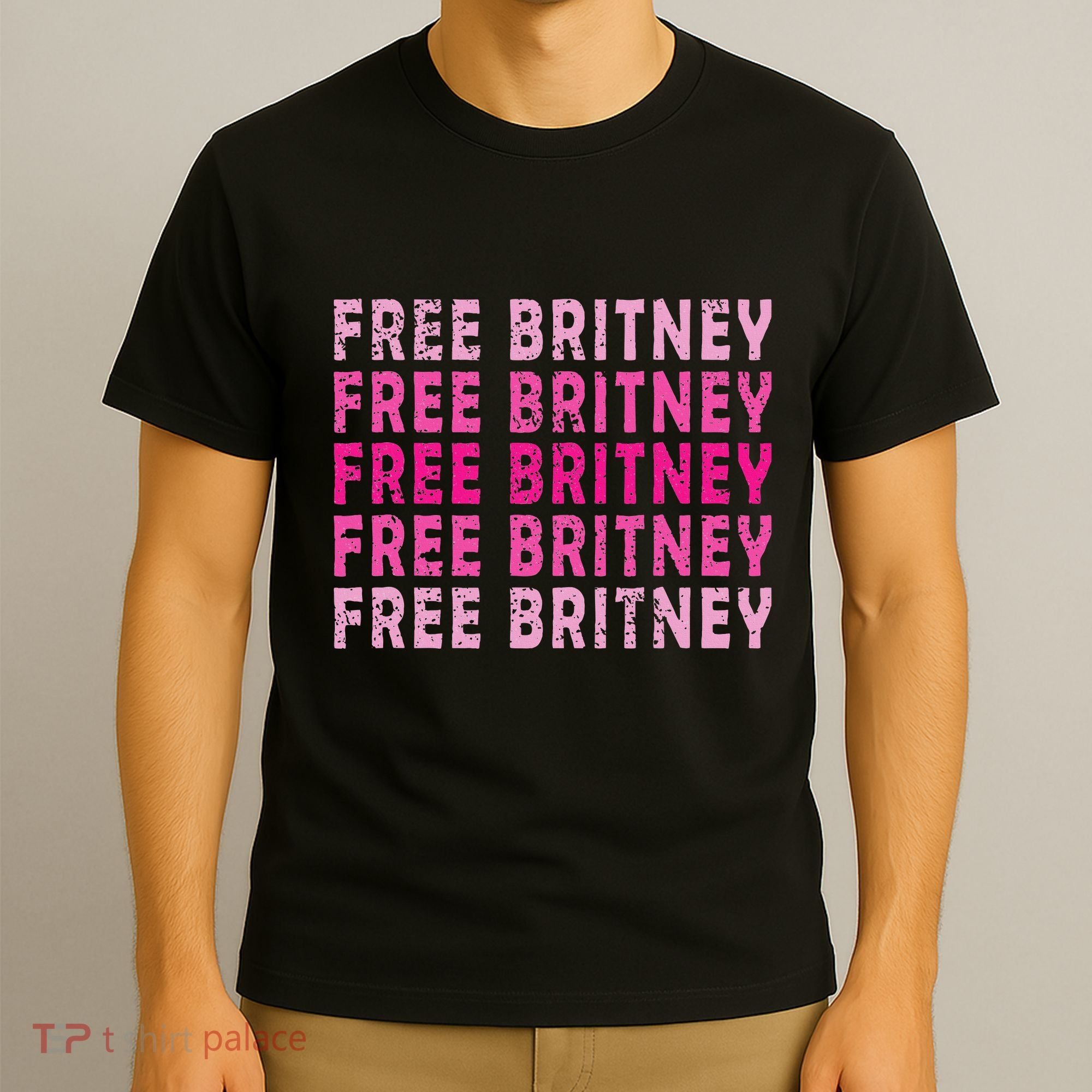 Free Britney Hashtag Vintage Graphic Pop Culture Gift T-Shirt