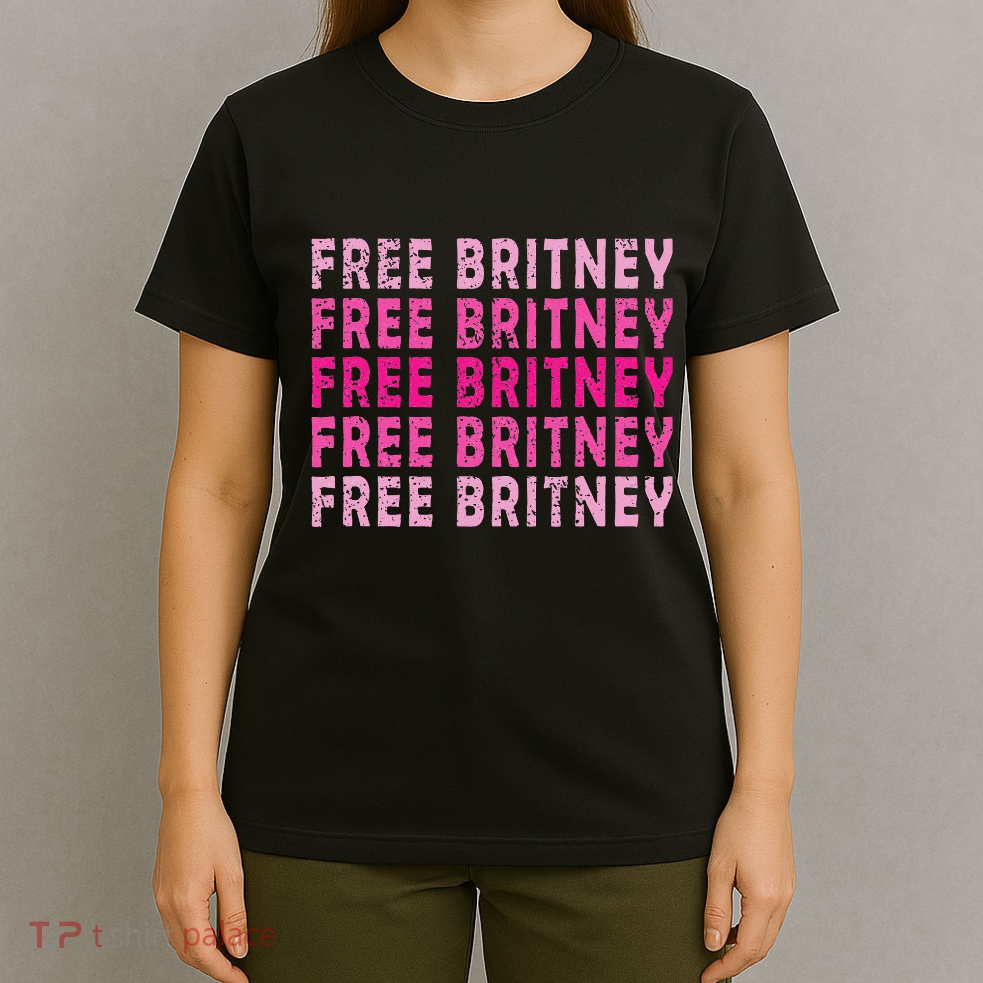 Free Britney Hashtag Vintage Graphic Pop Culture Gift T-Shirt