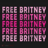 Free Britney Hashtag Vintage Graphic Pop Culture Gift T-Shirt thumb 7