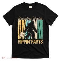 Funny Breaking Hearts Ripping Farts Sasquatch Bigfoot T-Shirt thumb 0