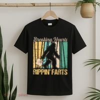 Funny Breaking Hearts Ripping Farts Sasquatch Bigfoot T-Shirt thumb 2