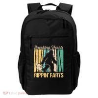 Funny Breaking Hearts Ripping Farts Sasquatch Bigfoot Backpack thumb 0