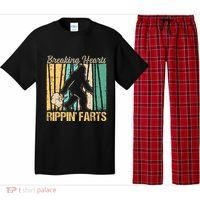 Funny Breaking Hearts Ripping Farts Sasquatch Bigfoot Pajama Set thumb 0