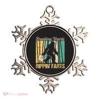 Funny Breaking Hearts Ripping Farts Sasquatch Bigfoot Ornament thumb 0