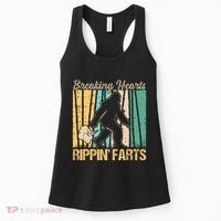 Funny Breaking Hearts Ripping Farts Sasquatch Bigfoot Women's Tank Top thumb 0