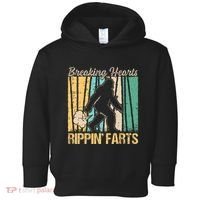 Funny Breaking Hearts Ripping Farts Sasquatch Bigfoot Toddler Hoodie thumb 0