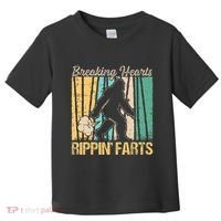 Funny Breaking Hearts Ripping Farts Sasquatch Bigfoot Toddler T-Shirt thumb 0