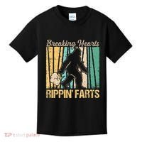 Funny Breaking Hearts Ripping Farts Sasquatch Bigfoot Kids T-Shirt thumb 0