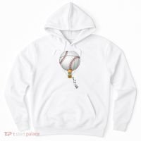 Funny Baseball Hot Air Balloon Baseball Catcher Hoodie thumb 0
