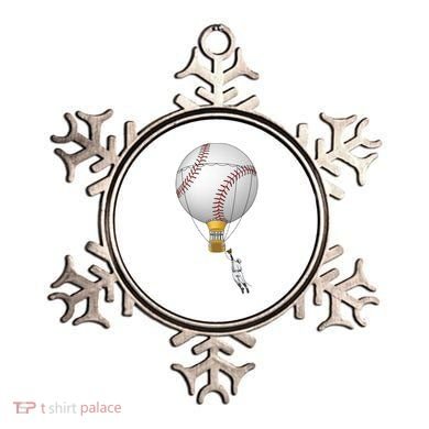 Funny Baseball Hot Air Balloon Baseball Catcher Ornament
