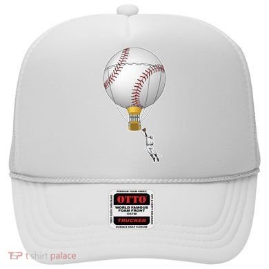 Funny Baseball Hot Air Balloon Baseball Catcher Hat