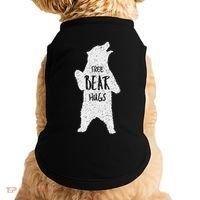 Free Bear Hugs From A Huge White Bear. Funny Bear Hug Doggie Tank thumb 0